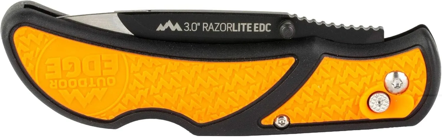3.0" Razor-LITE EDC (Orange, 4-Blades) - Blister