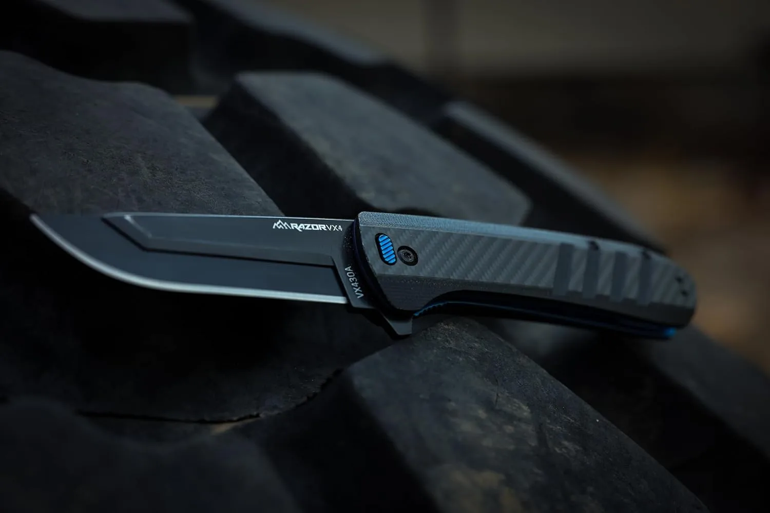 OUTDOOR EDGE Razor VX4 | Replaceable Blade EDC Folding Pocket Knife | 3" Blade, Ceramic Ball Bearings