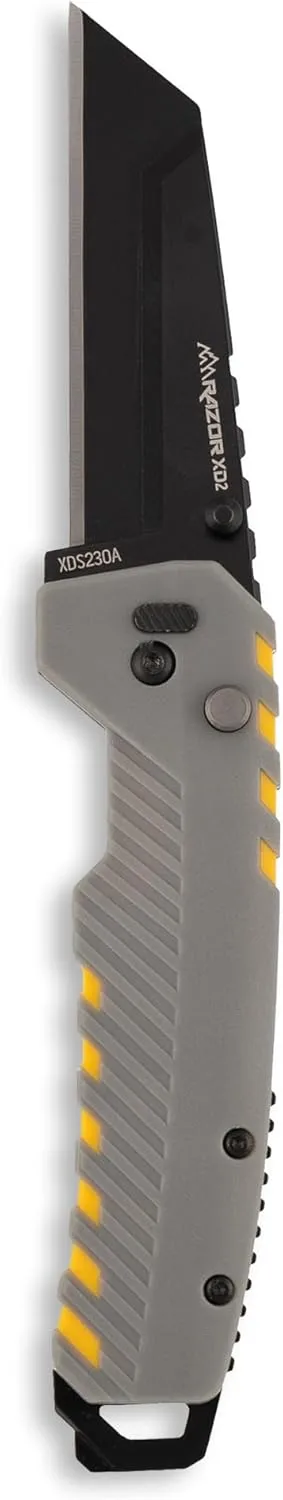 OUTDOOR EDGE Razor XD Folding Utility Knife 3" Replaceable Blades Pry Bar & Bottle Opener