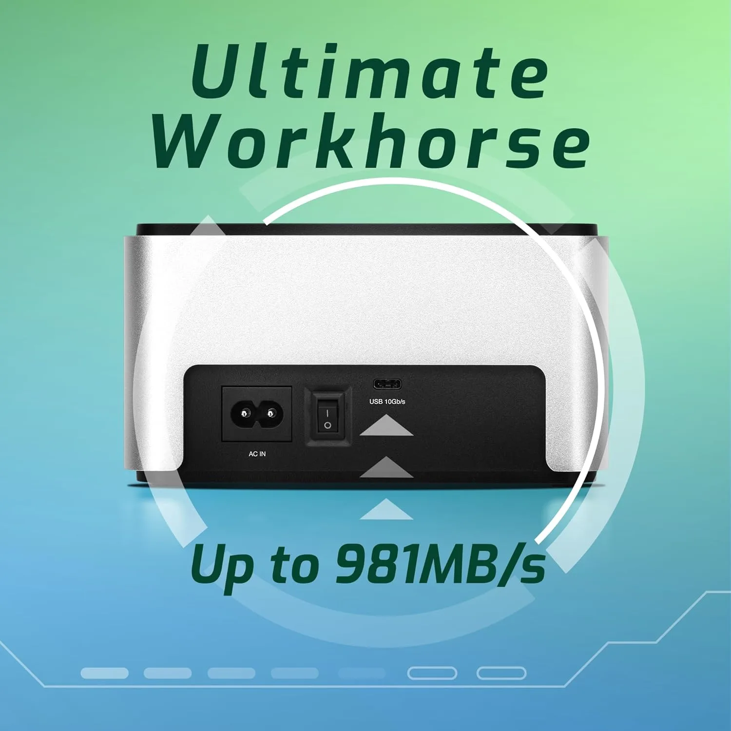 OWC Drive Dock USB-C Dual Drive Bay Solution, USB 3.1 Gen 2, for Mac and PC (OWCTCDRVDCK)