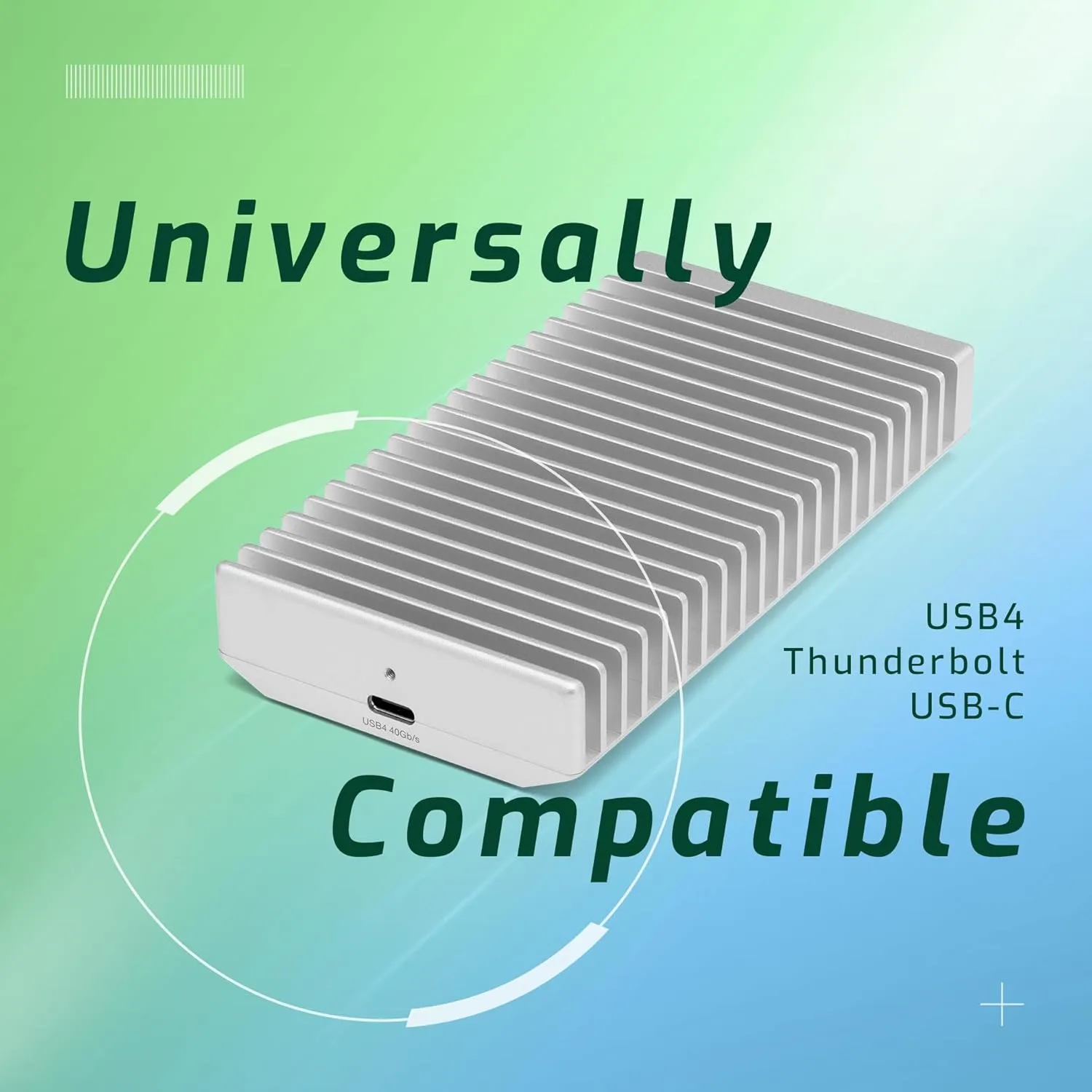 OWC Express 1M2 40Gb/s Portable NVMe USB4 (Thunderbolt Compatible) External SSD Enclosure