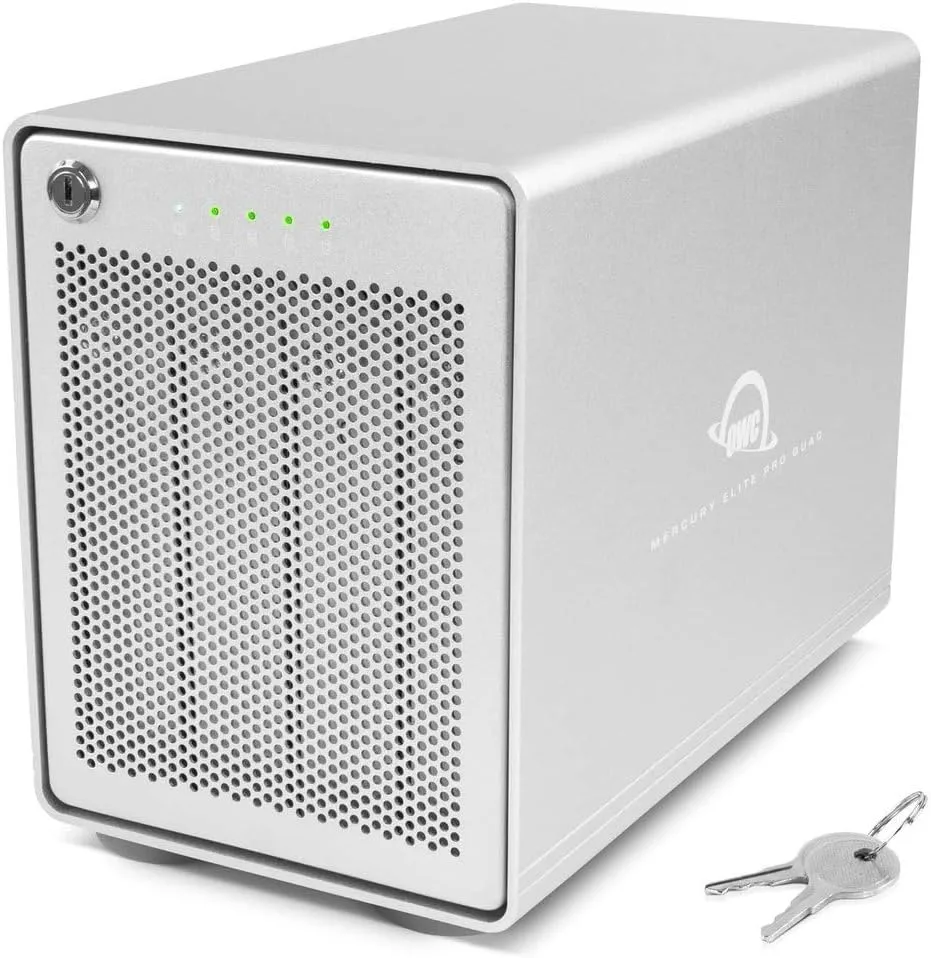 OWC Mercury Elite Pro Quad Four-Bay External RAID Storage Enclosure with SoftRAID (0TB)