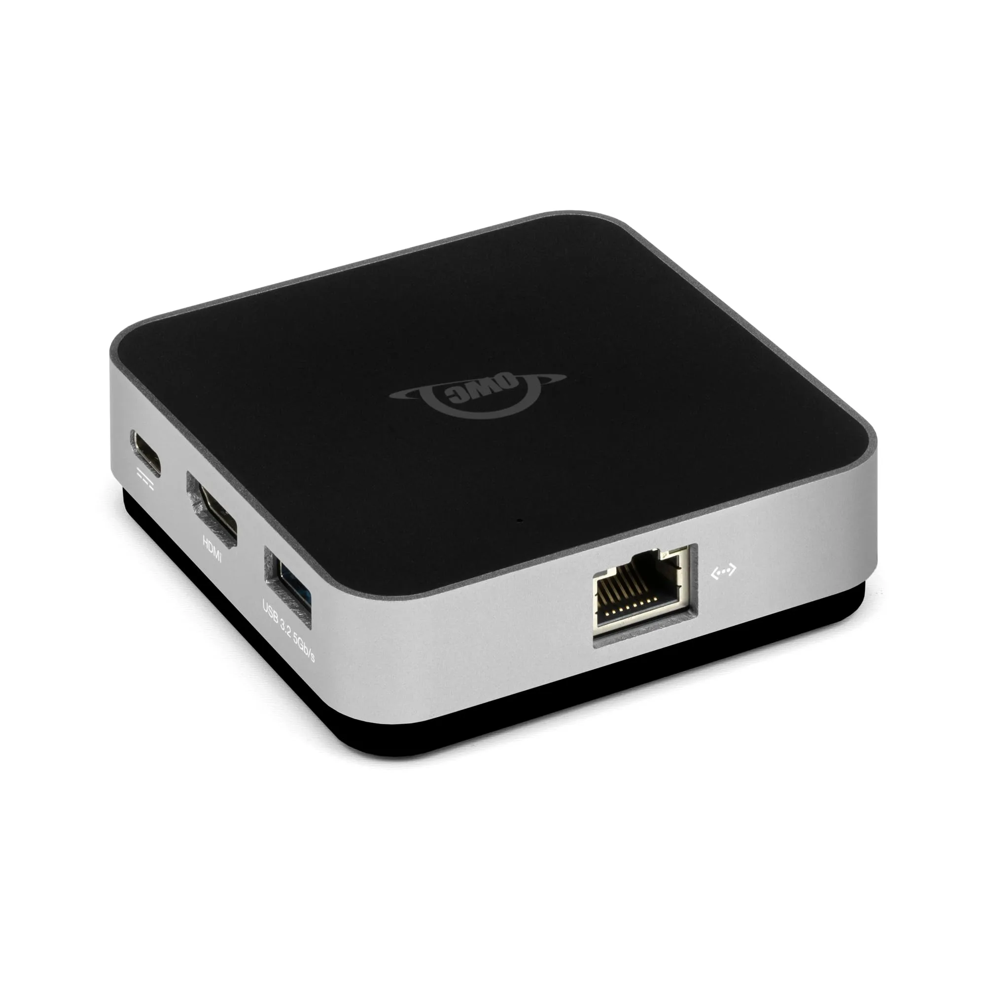 OWC USB-C Travel Dock — Portable USB-C Docking Station with Integrated Cable, HDMI 2.0, SD Card & 100W Power Pass-Through