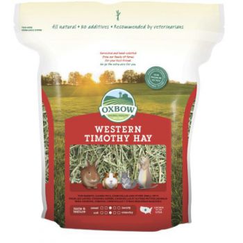 Oxbow Western Timothy Hay for Small Animals, 40 Oz Oxbow Western Timothy Hay for Small Animals, 40 Oz