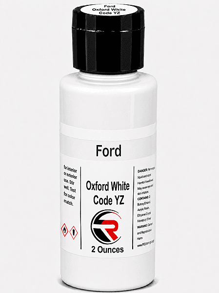 Ford Oxford White Solid Code YZ (FW1-YZ-02)