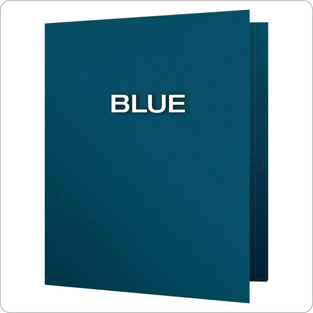 OXFORD Twin-Pocket Folders, Letter Size, Textured Paper