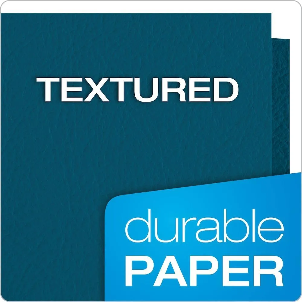 OXFORD Twin-Pocket Folders, Letter Size, Textured Paper