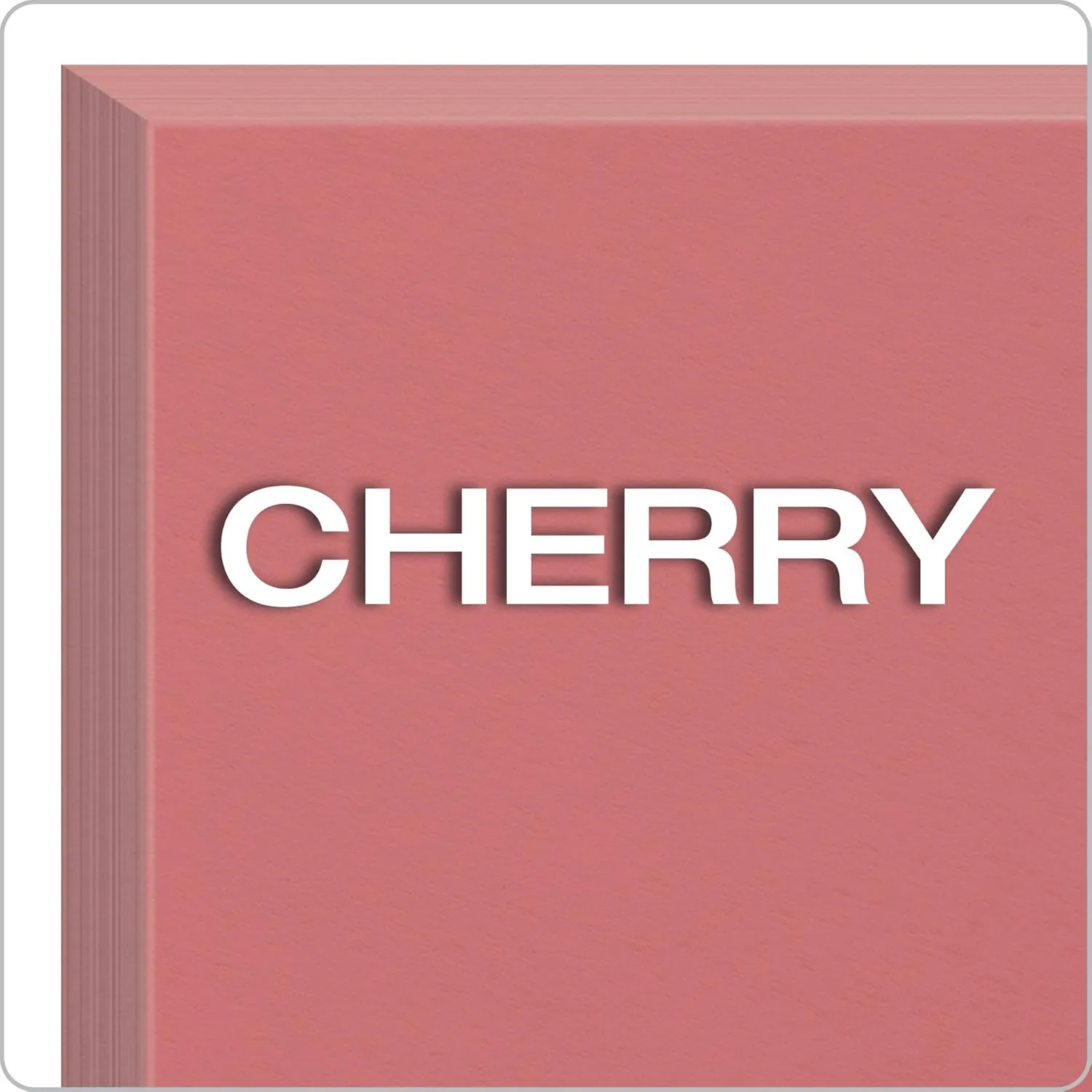 Oxford Blank Color Index Cards, 3" x 5", Cherry, 100 Per Pack (7320 CHE) 100 Count (Pack of 1)