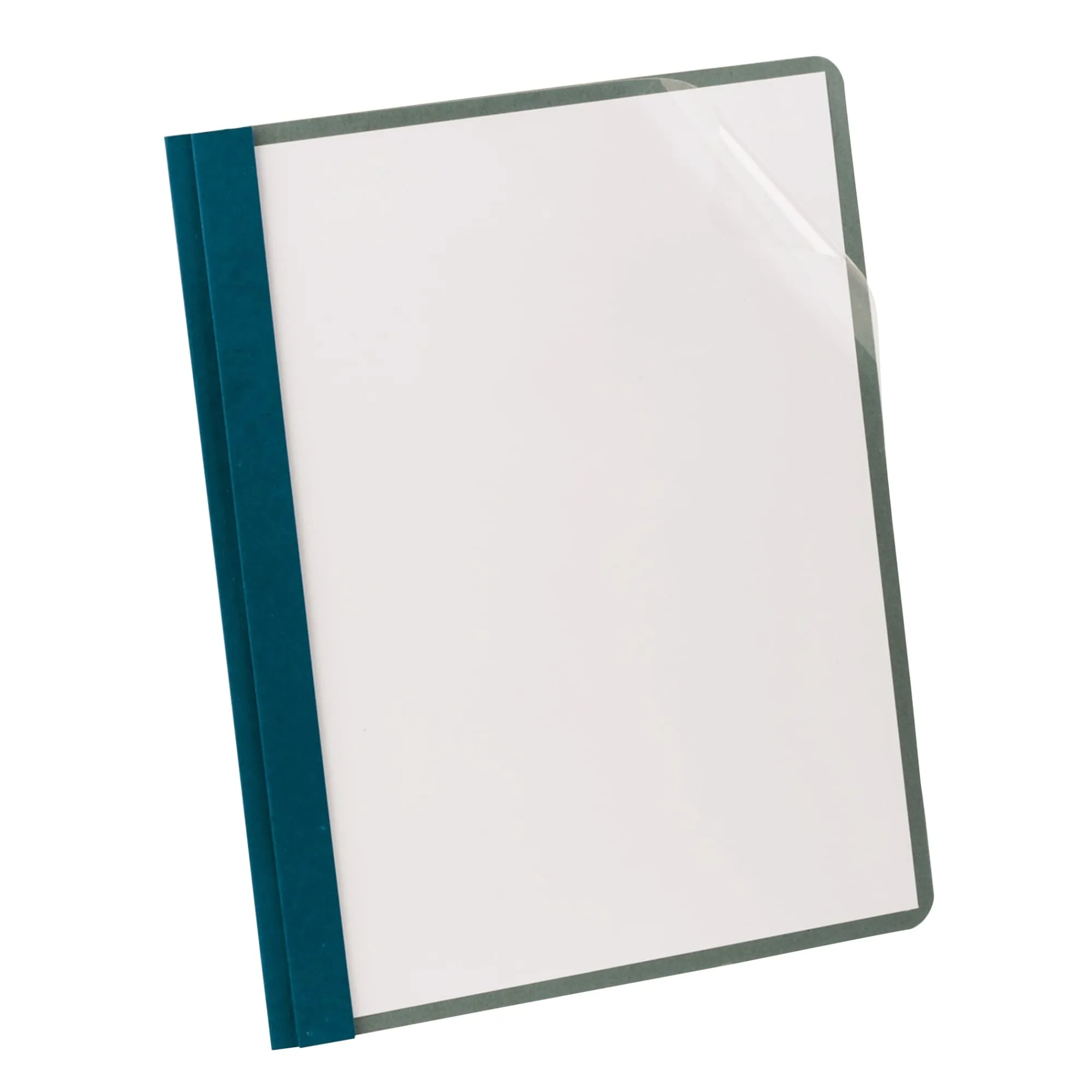 Earthwise Clear-Front Report Covers, Dark Blue, Box of 25