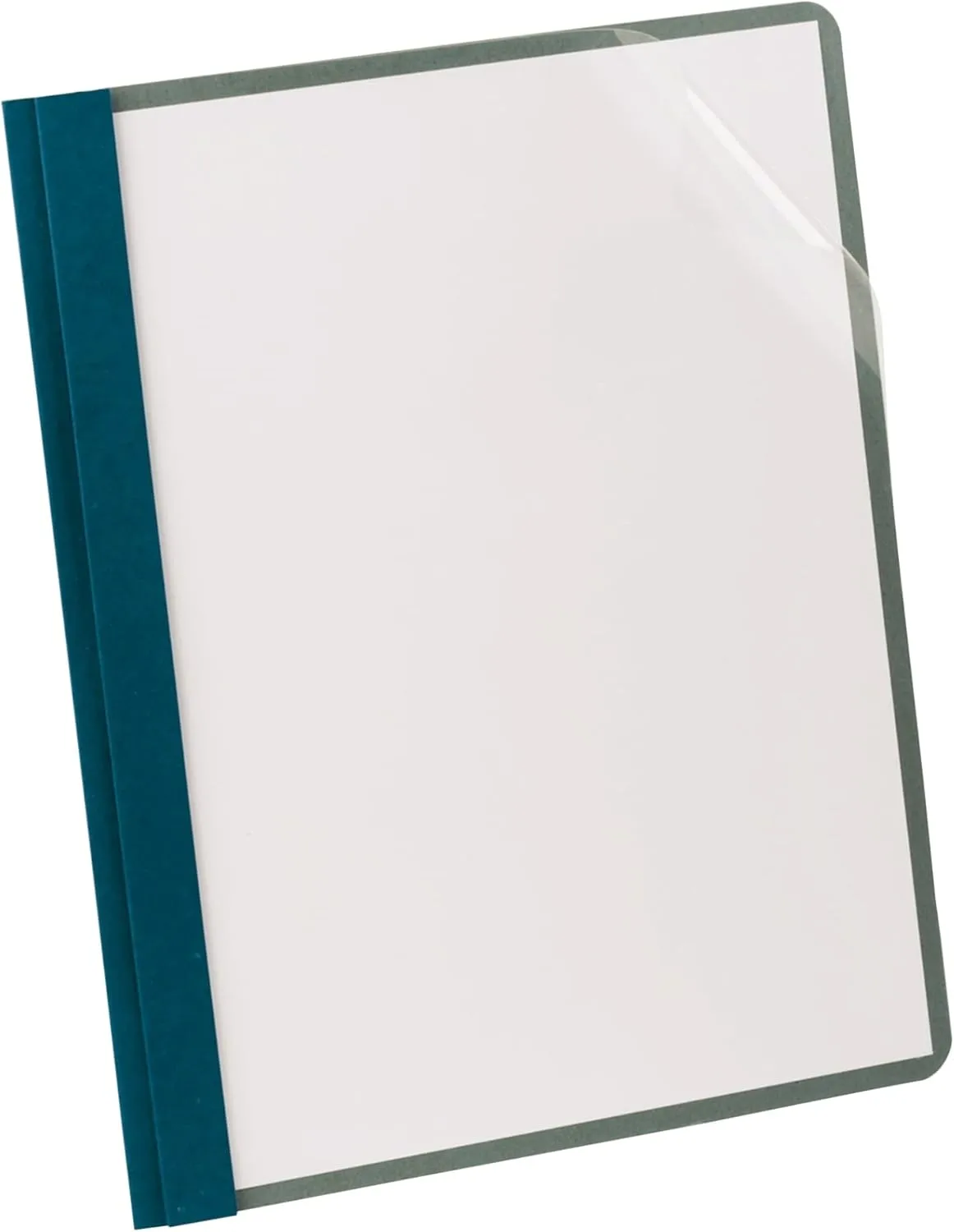 Earthwise Clear-Front Report Covers, Dark Blue, Box of 25