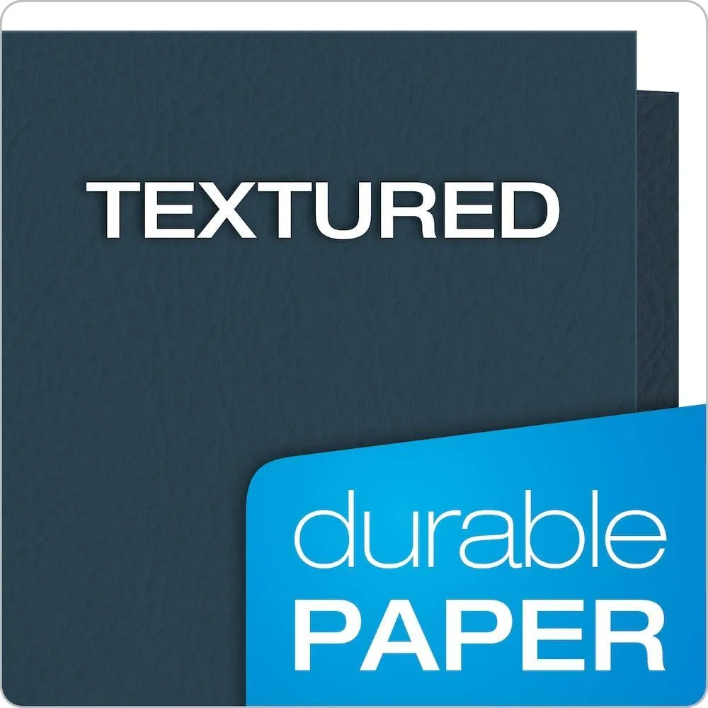 OXFORD Twin-Pocket Folders, Letter Size, Textured Paper