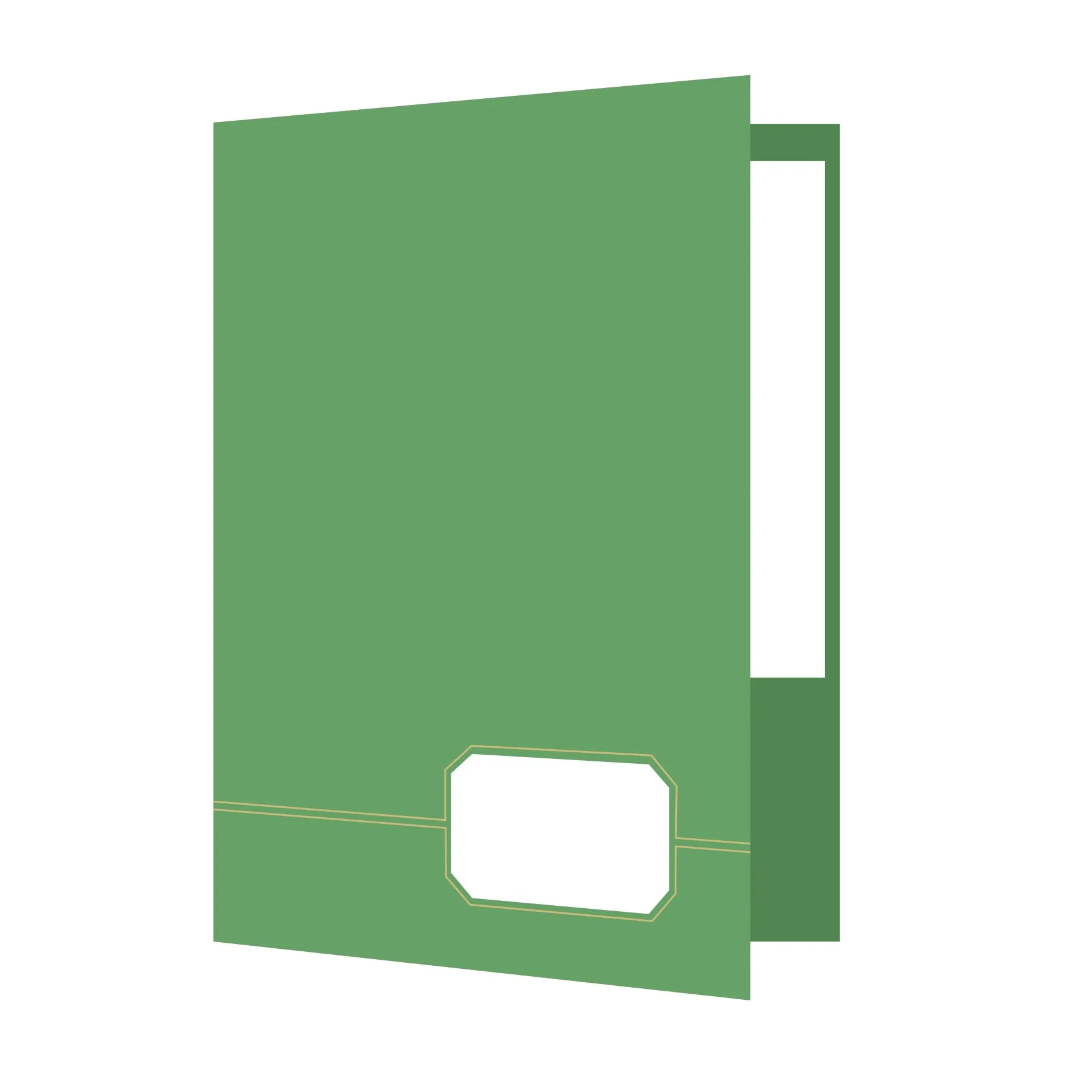 OXFORD Monogram Executive Twin Pocket Folders, Letter Size, 4-Pack