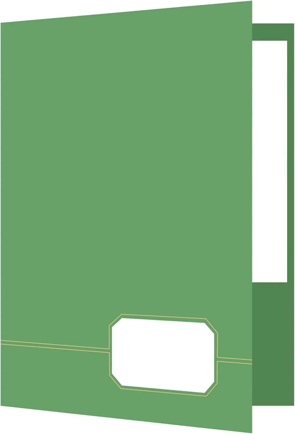 OXFORD Monogram Executive Twin Pocket Folders, Letter Size, 4-Pack