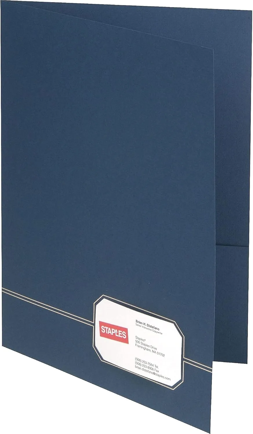 OXFORD Monogram Executive Twin Pocket Folders, Letter Size, 4-Pack