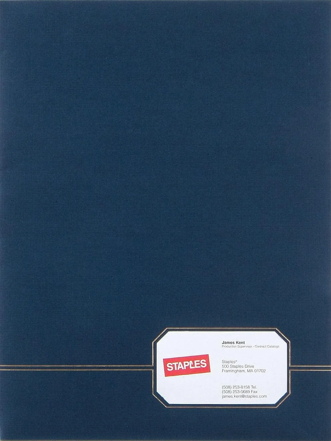 OXFORD Monogram Executive Twin Pocket Folders, Letter Size, 4-Pack