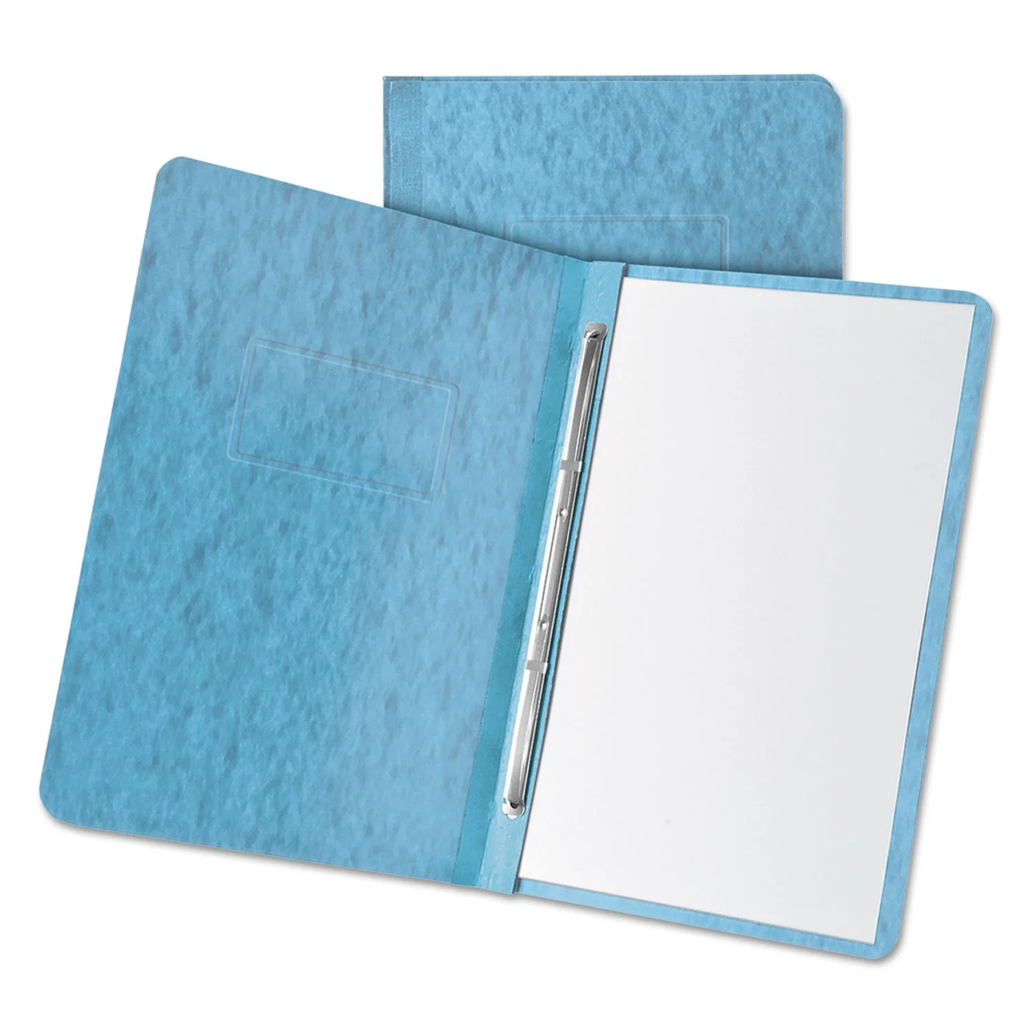 Oxford Heavyweight Pressboard Report Cover, 8.5 x 11, 3" Capacity, Light Blue