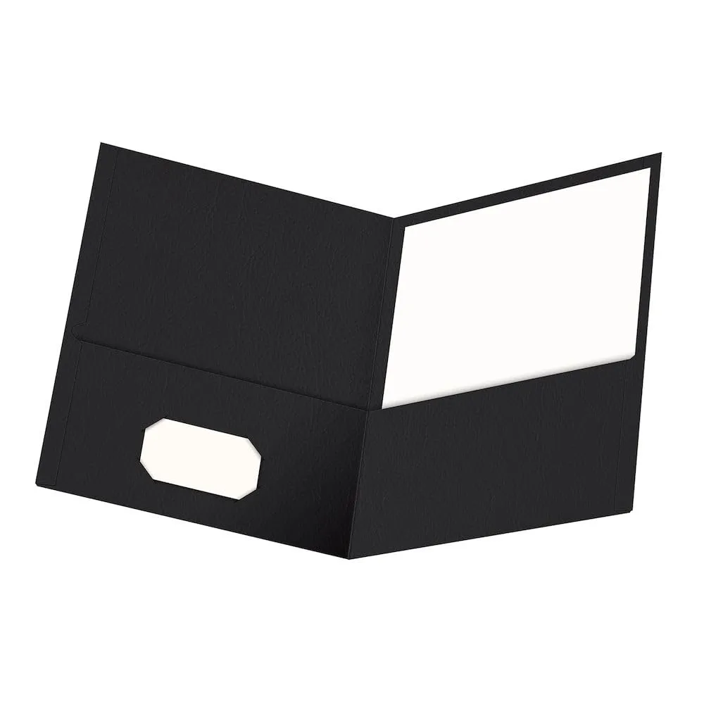 OXFORD Twin-Pocket Folders, Letter Size, Textured Paper