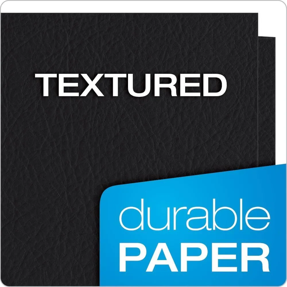 OXFORD Twin-Pocket Folders, Letter Size, Textured Paper