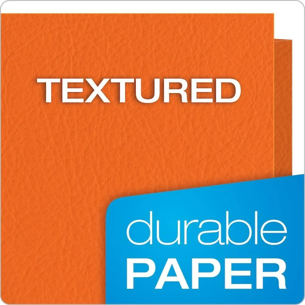 OXFORD Twin-Pocket Folders, Letter Size, Textured Paper