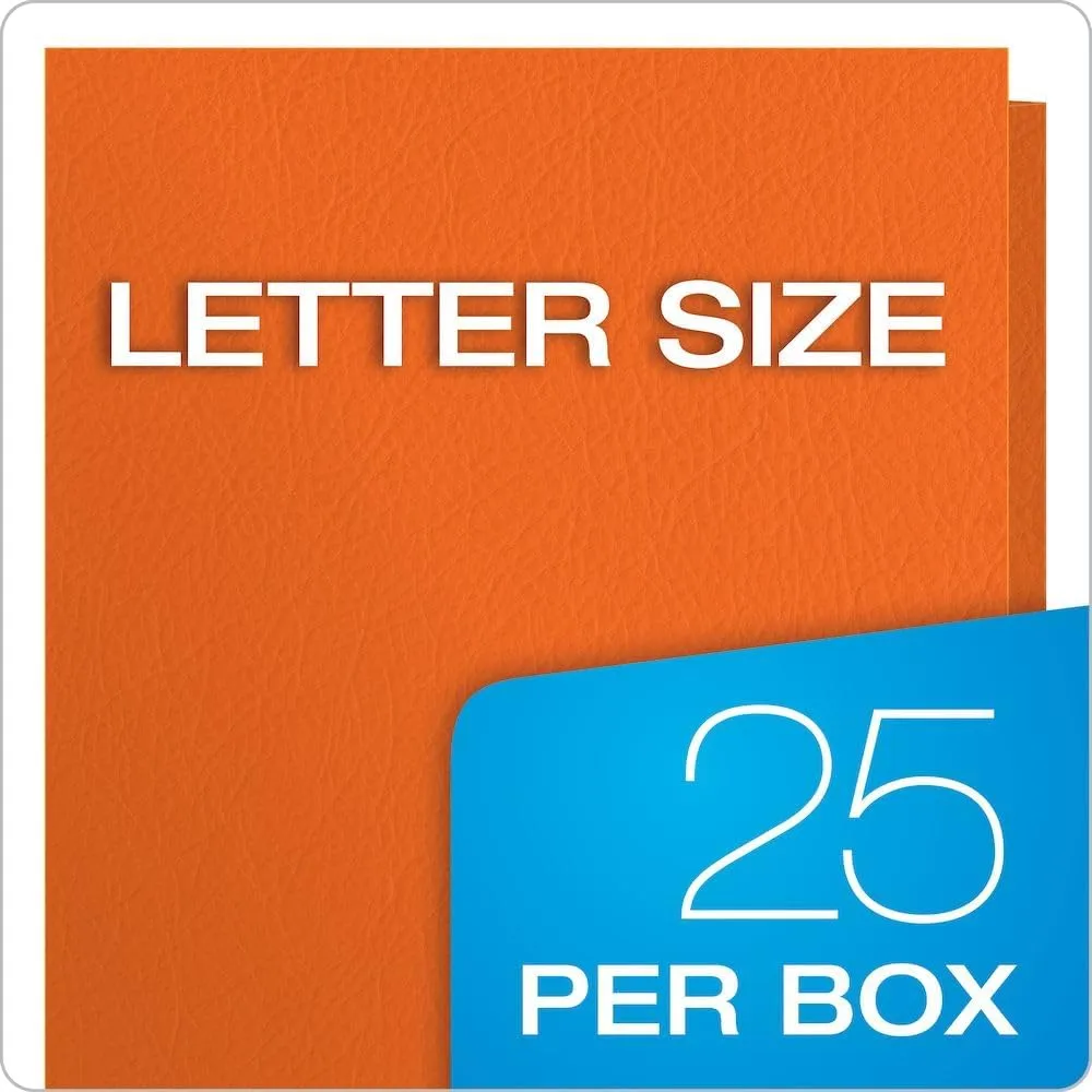 OXFORD Twin-Pocket Folders, Letter Size, Textured Paper