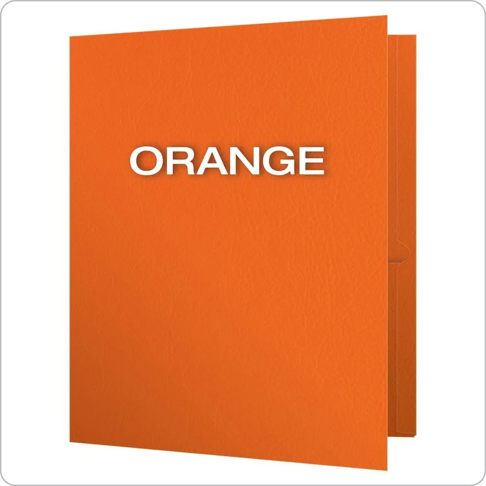 OXFORD Twin-Pocket Folders, Letter Size, Textured Paper