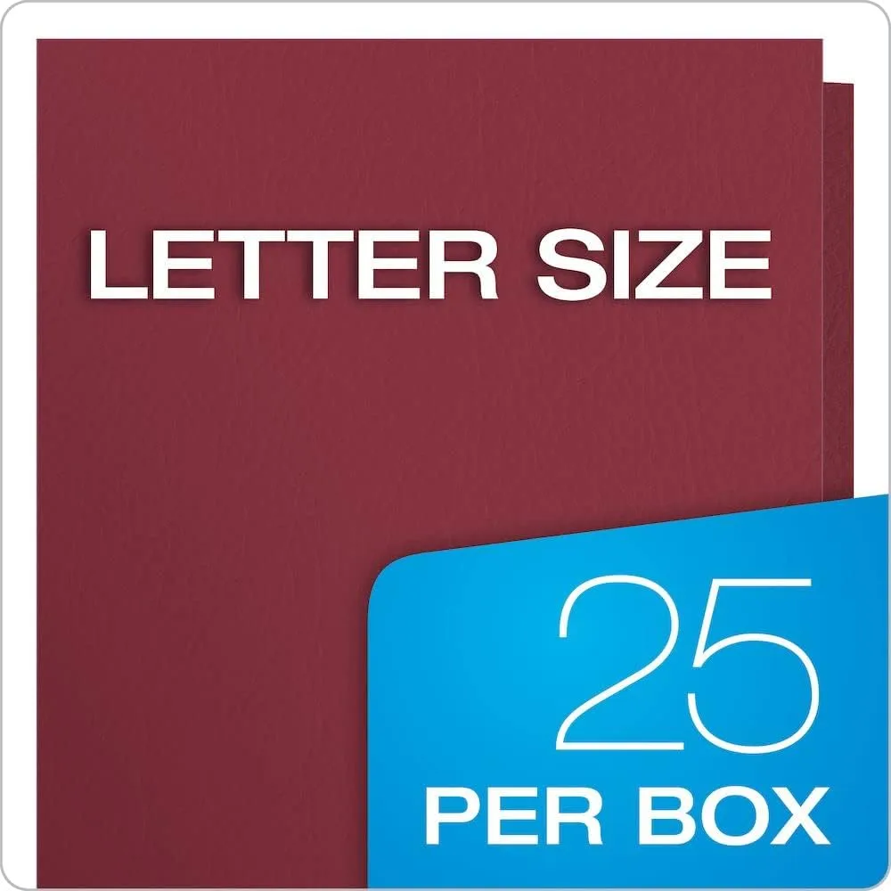 OXFORD Twin-Pocket Folders, Letter Size, Textured Paper