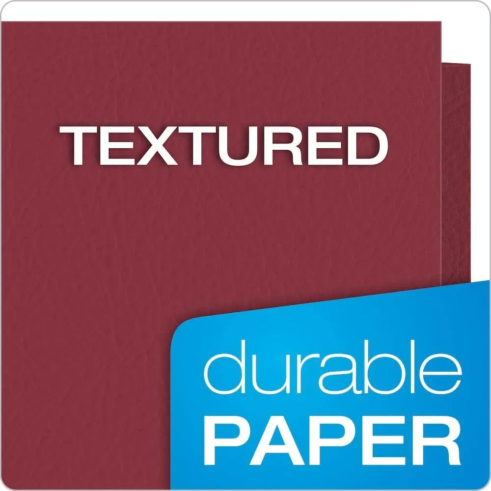 OXFORD Twin-Pocket Folders, Letter Size, Textured Paper