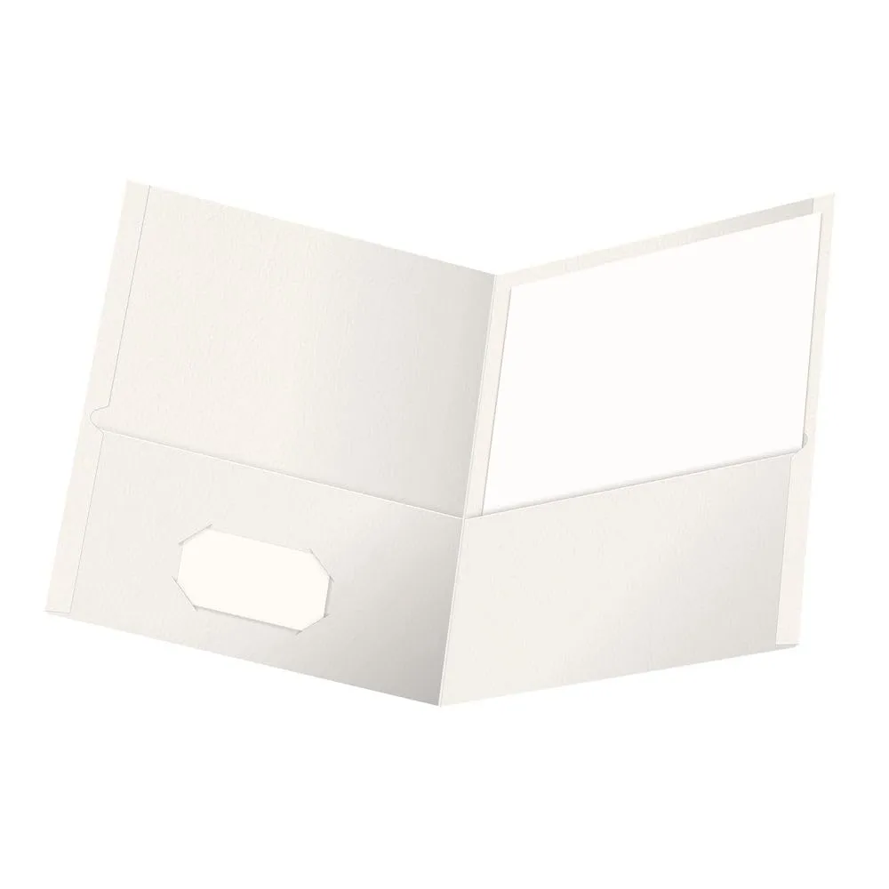 OXFORD Twin-Pocket Folders, Letter Size, Textured Paper