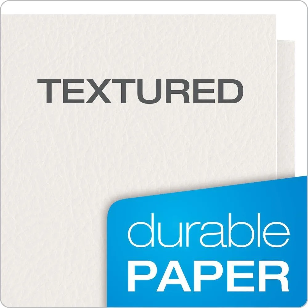 OXFORD Twin-Pocket Folders, Letter Size, Textured Paper