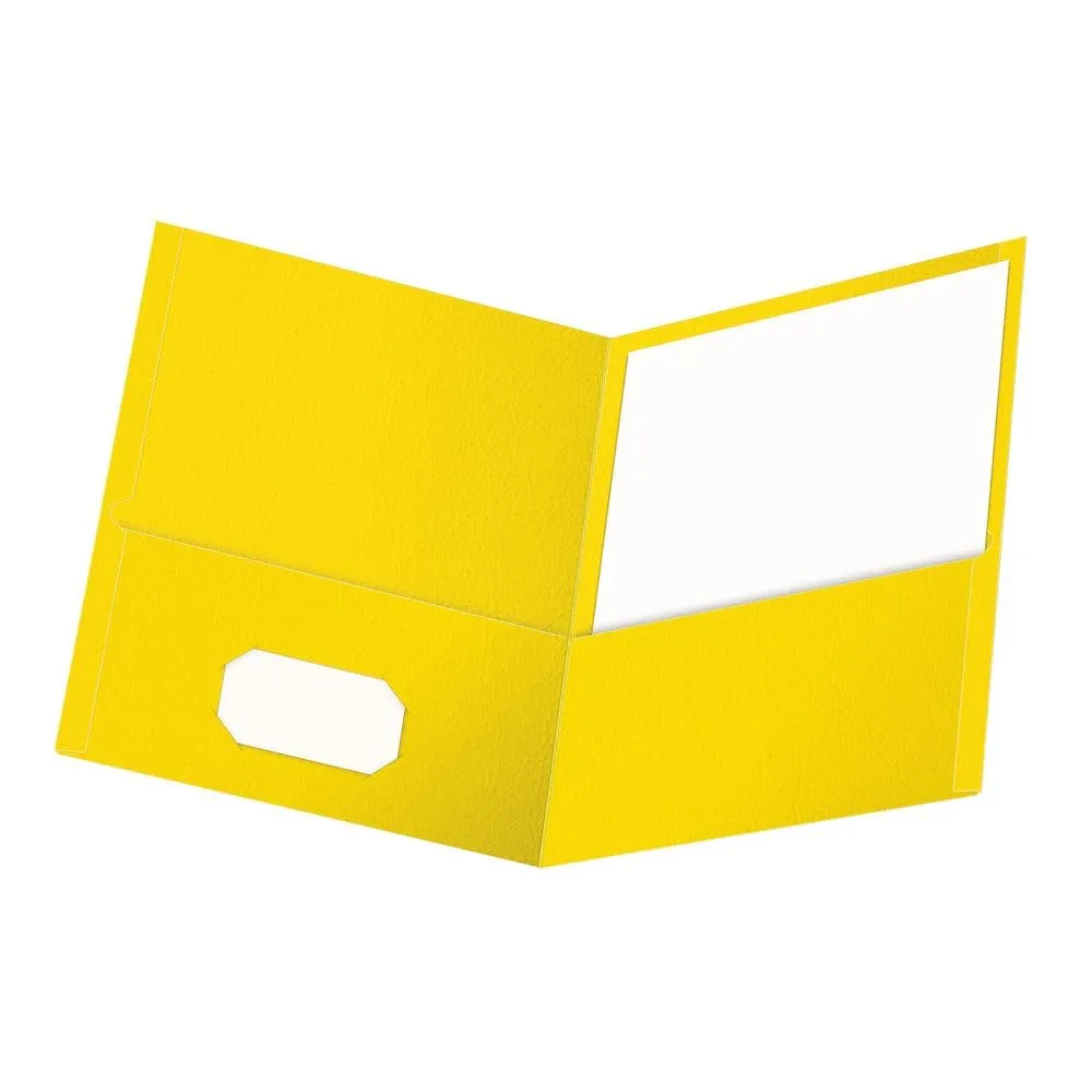 OXFORD Twin-Pocket Folders, Letter Size, Textured Paper