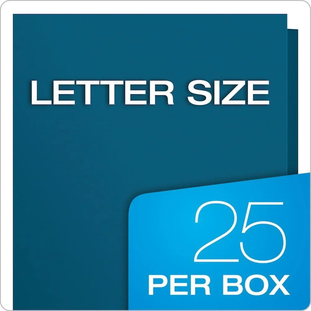 Oxford Two-Pocket Folders w/Fasteners, Letter Size