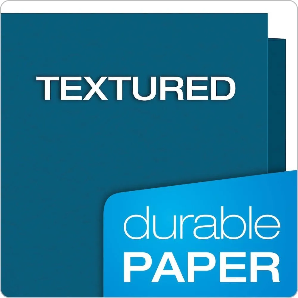 Oxford Two-Pocket Folders w/Fasteners, Letter Size