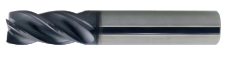 UN.0500.4.R0030.HA.1250.3000 DPAU72S CARBIDE END MILL WITH CORNER RADIUS