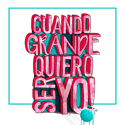 Camiseta Blanca ¡Cuando grande quiero ser yo!