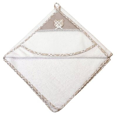 Collezione Orso a Pois - Babycape quadrato da ricamare a punto croce Collezione Orso a Pois - Babycape quadrato da ricamare a punto croce