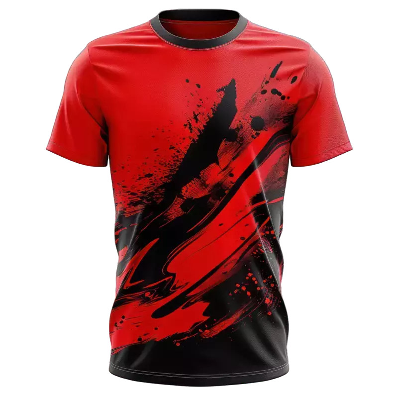 Graphic Print Polo T-shirt