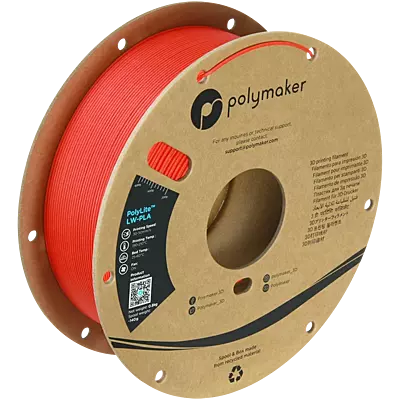    PolyLite LW-PLA(1.75mm, 800g) Bright Red