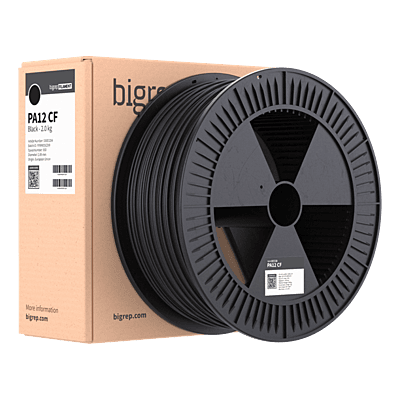 PA12 CF - Industrial Filament - Black  - 2 kg