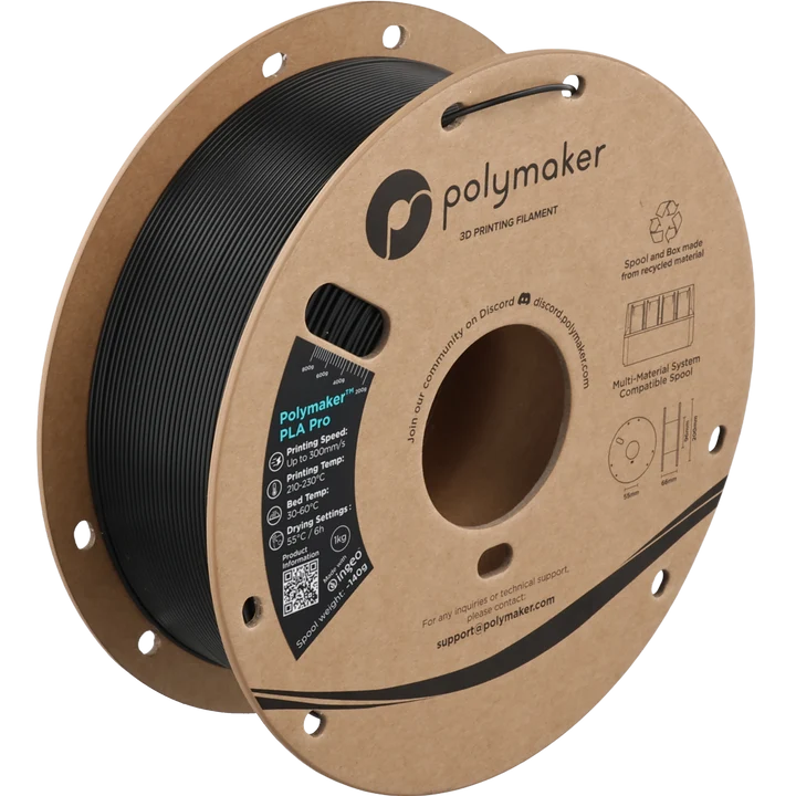 Polymaker™ PLA Pro (1.75mm, 1000g) Black