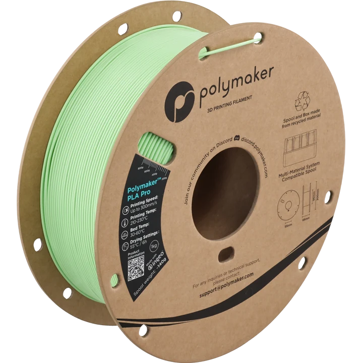 Polymaker™ PLA Pro (1.75, 1 kg) Light Green