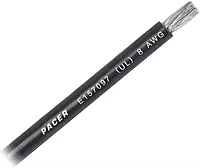 Pacer Black 2 AWG Battery Cable - 50'