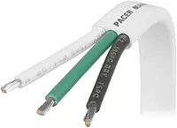 Pacer 10/3 AWG Triplex Cable - Black/Green/White - 100'