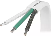 Pacer 10/3 AWG Triplex Cable - Black/Green/White - 100'