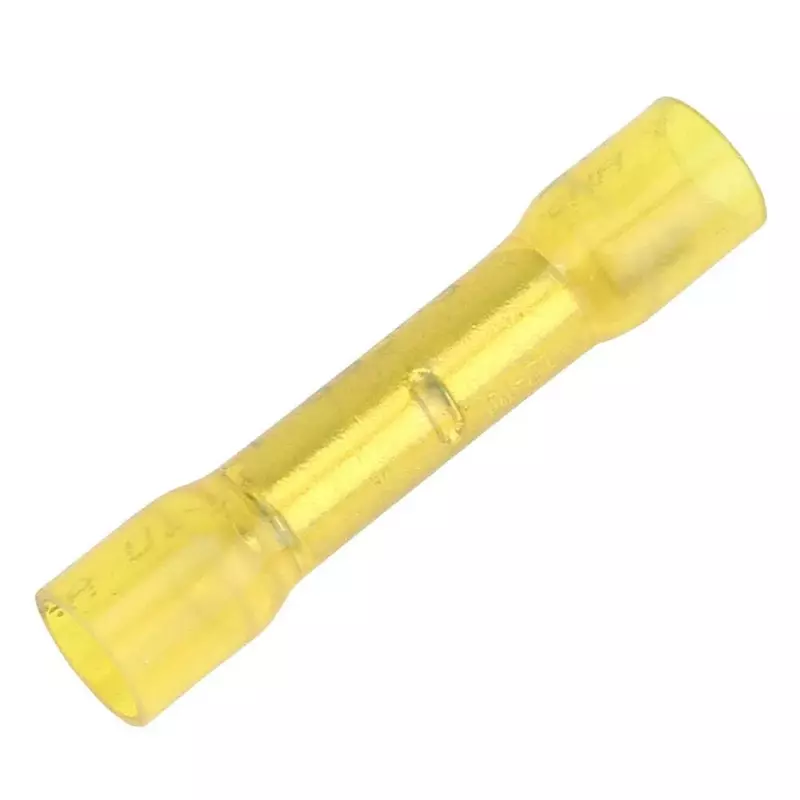 Pacer 12-10 AWG Heat Shrink Butt Connector - 100 Pack