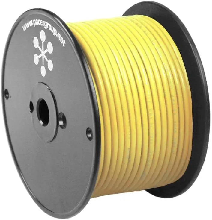 Pacer Yellow 12 AWG Primary Wire - 100'