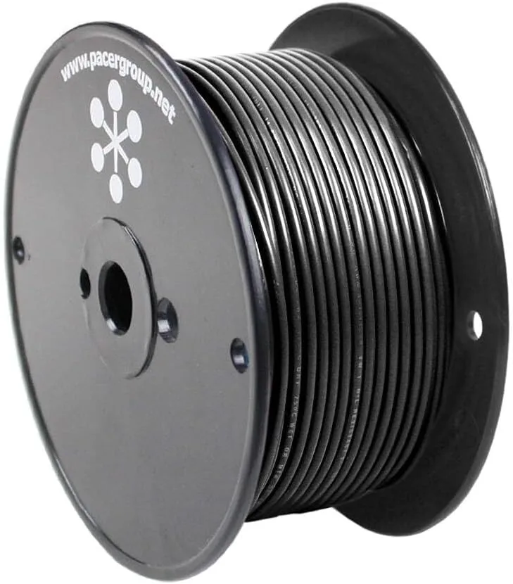 Pacer Black 14 AWG Primary Wire - 250'