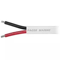 Pacer 14/2 AWG Duplex Cable - Flat Cable - Red/Black - 250'