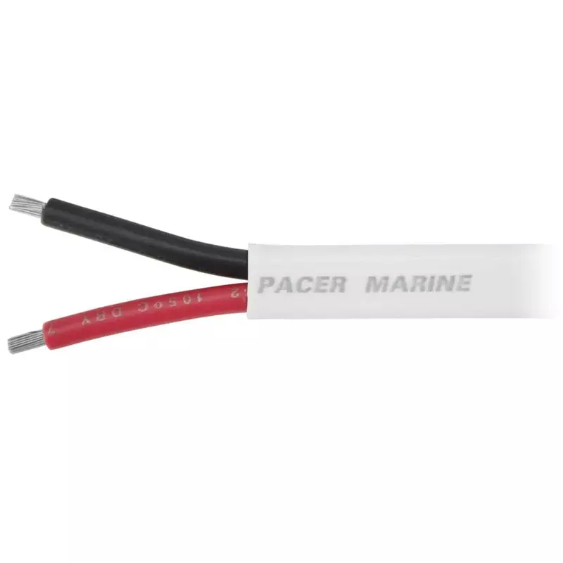 Pacer 14/2 AWG Duplex Cable - Flat Cable - Red/Black - 100'