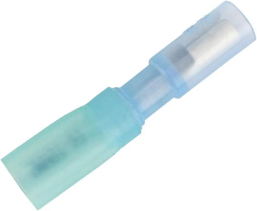 Pacer 16-14 AWG Heat Shrink Female Bullet Terminal - 100 Pack