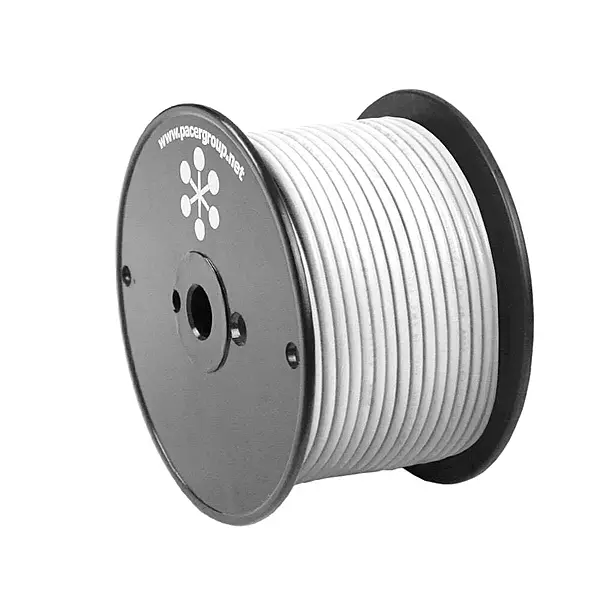 Pacer 16 AWG White Marine Wire - 100 ft